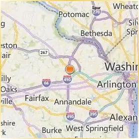 University of the Potomac VA Location Map