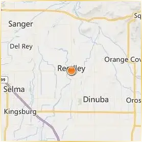 Reedley College Location Map Reedley College Location Map