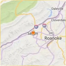 Roanoke College Location Map