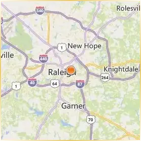 Saint Augustine's University Location Map