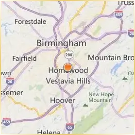 Samford University Location Map Samford University Location Map