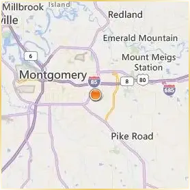 South University Montgomery Location Map