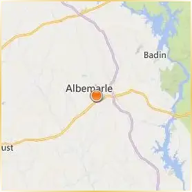 Stanly Community College Location Map