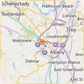 SUNY at Albany Location Map