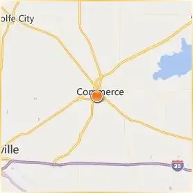 Texas A & M University Commerce Location Map