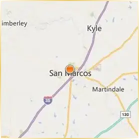 Texas State University Location Map Texas State University Location Map