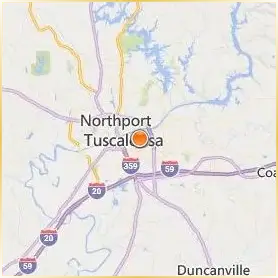 The University of Alabama Location Map The University of Alabama Location Map