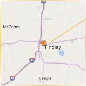 The University of Findlay Location Map The University of Findlay Location Map