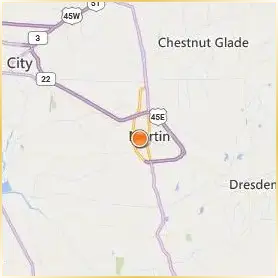 The University of Tennessee Martin Location Map The University of Tennessee Martin Location Map