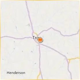 Troy University Location Map