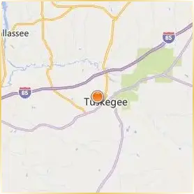 Tuskegee University Location Map Tuskegee University Location Map
