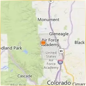 United States Air Force Academy Location Map United States Air Force Academy Location Map