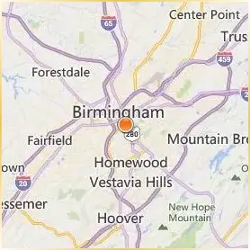 University of Alabama at Birmingham Location Map University of Alabama at Birmingham Location Map