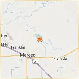 University of California Merced Location Map University of California Merced Location Map