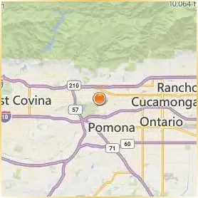 University of La Verne Location Map