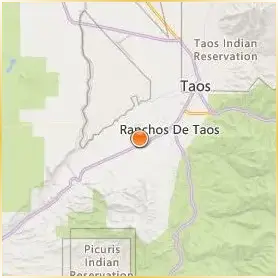 University of New Mexico Taos Location Map University of New Mexico Taos Location Map