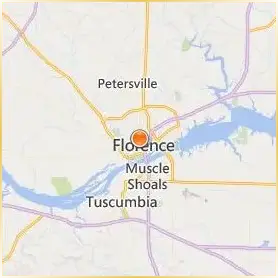 University of North Alabama Location Map