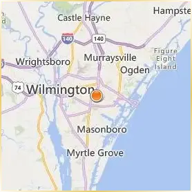 University of North Carolina Wilmington Location Map