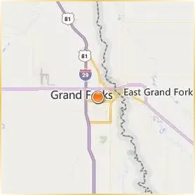 University of North Dakota Location Map University of North Dakota Location Map