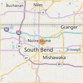 University of Notre Dame Location Map University of Notre Dame Location Map