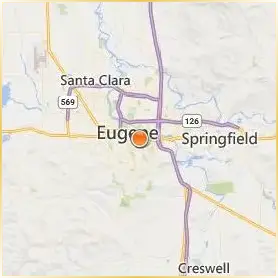 University of Oregon Location Map