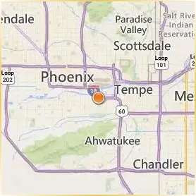 University of Phoenix Arizona Location Map