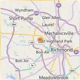 University of Richmond Location Map University of Richmond Location Map