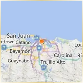 Universidad del Sagrado Corazon Location Map