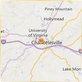 University of Virginia Location Map University of Virginia Location Map