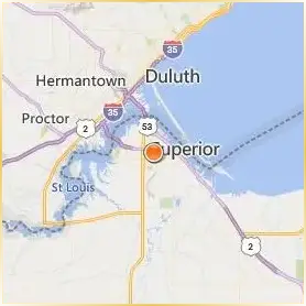 University of Wisconsin Superior Location Map University of Wisconsin Superior Location Map