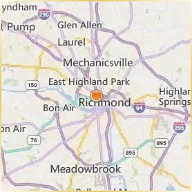 Virginia Commonwealth University Location Map Virginia Commonwealth University Location Map