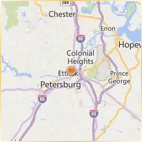 Virginia State University Location Map Virginia State University Location Map